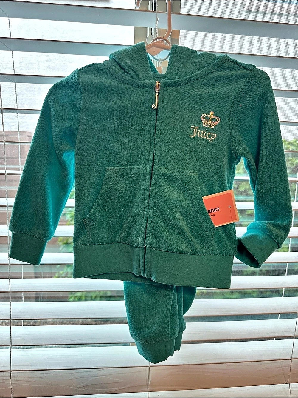 Baby Juicy Couture Velour Tracksuit 2-Piece Set